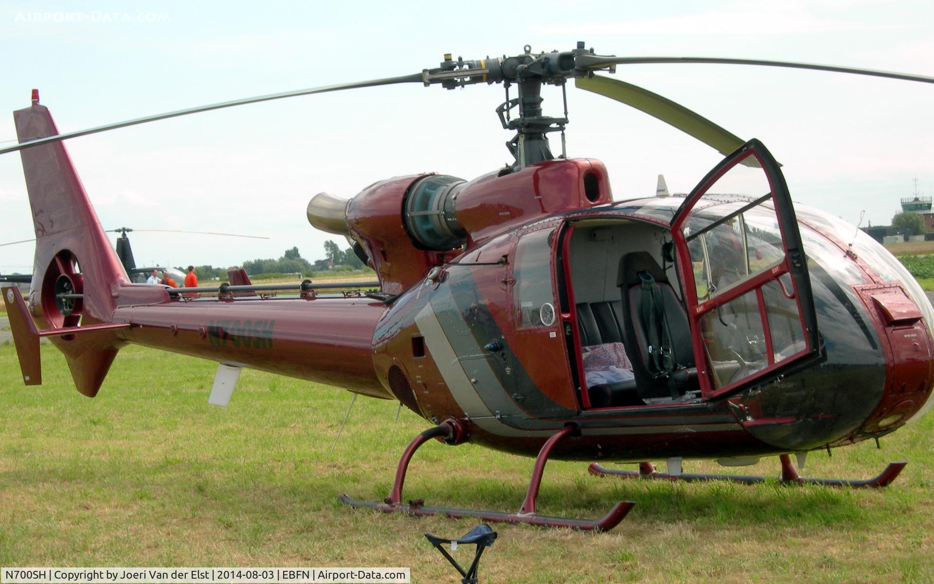 N700SH, 1974 Aérospatiale SA-341G Gazelle C/N 1154, Koksijde Fly-in 2014