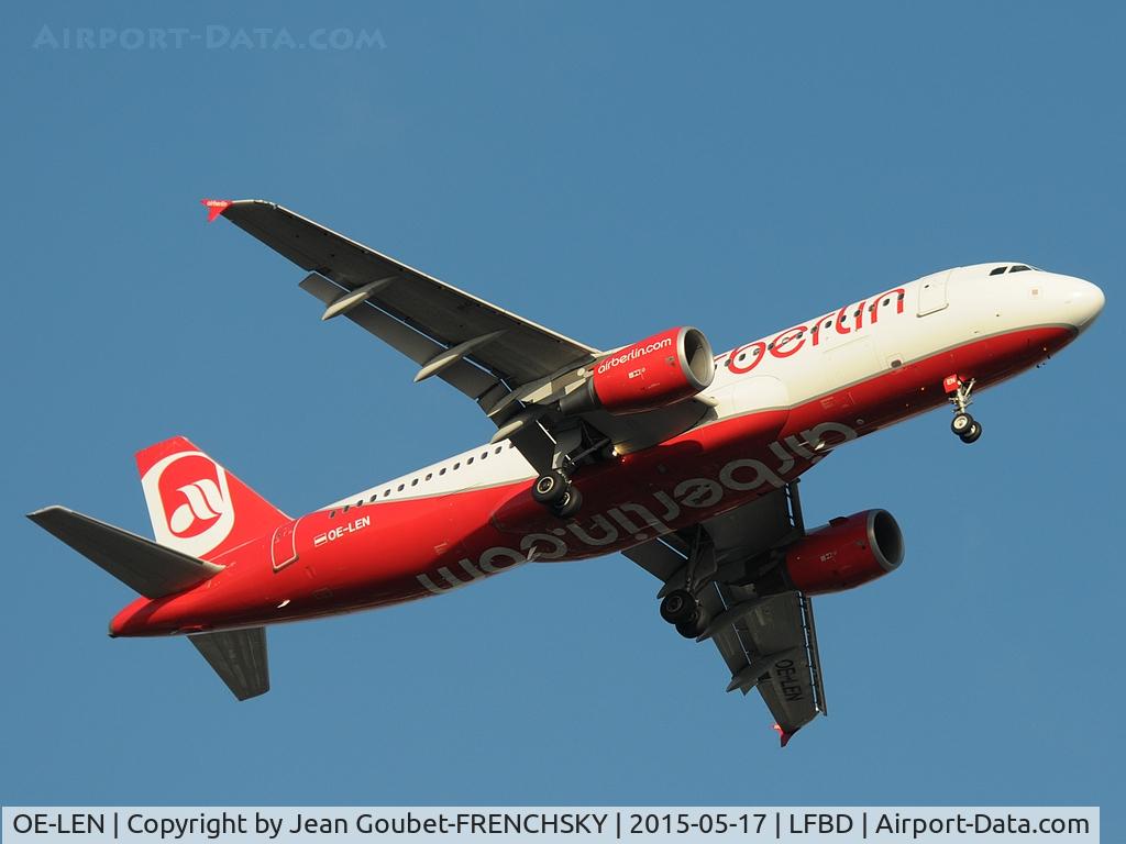 OE-LEN, 2007 Airbus A320-214 C/N 3093, NIKI 2748 landing 23