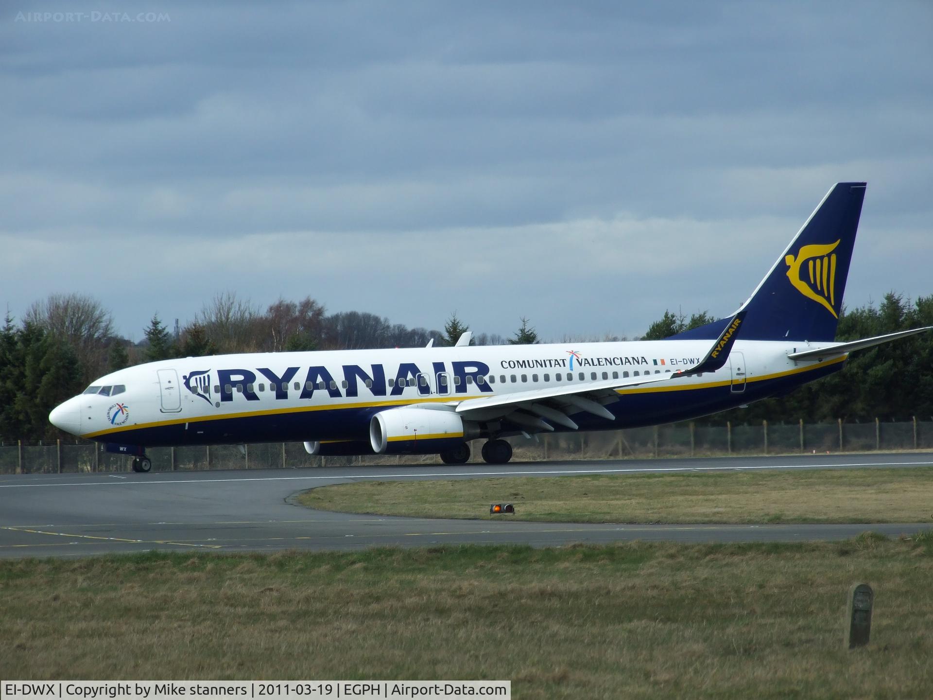 EI-DWX, 2008 Boeing 737-8AS C/N 33630, Ryanair B737-8AS