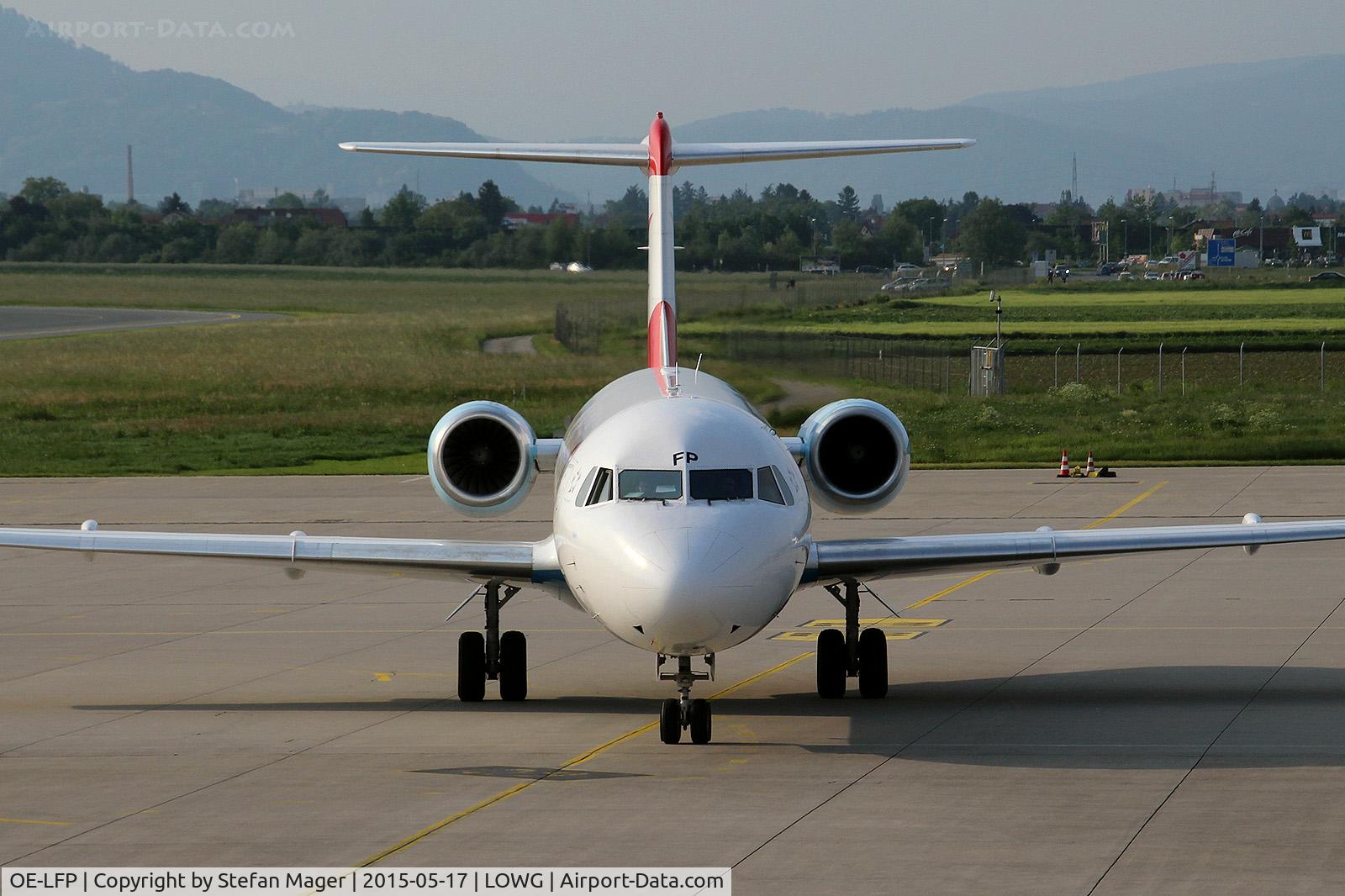 OE-LFP, Fokker 70 (F-28-0070) C/N 11560, Austrian Fokker 70 @GRZ