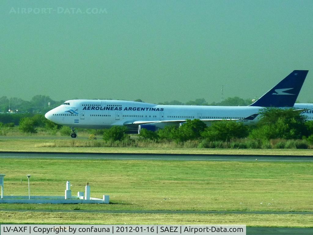 LV-AXF, 1991 Boeing 747-475 C/N 24895, Stored for good in Jan 2012