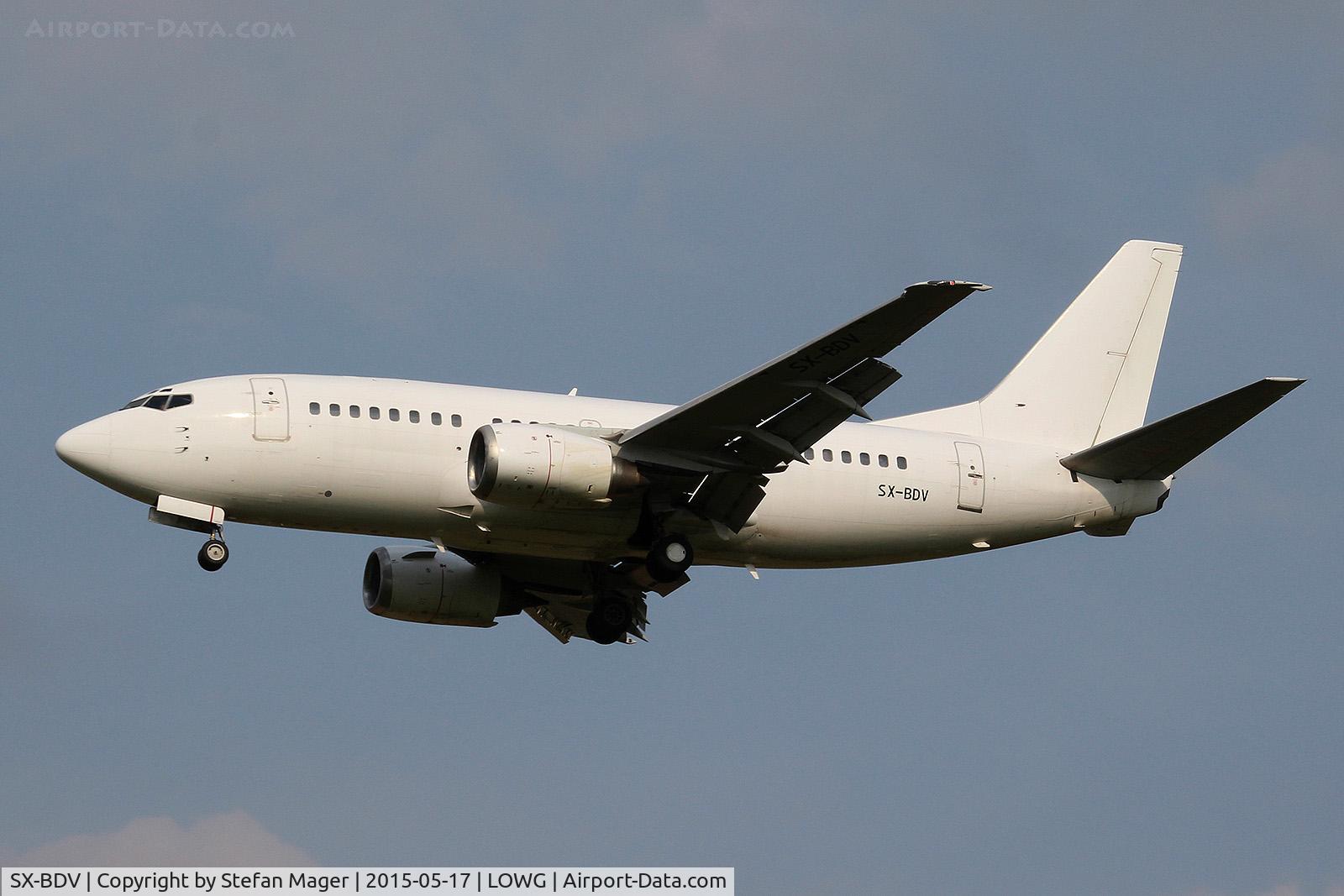 SX-BDV, 1996 Boeing 737-505 C/N 25794/2803, Hermes Airlines for Express Airways
B737-500 @GRZ