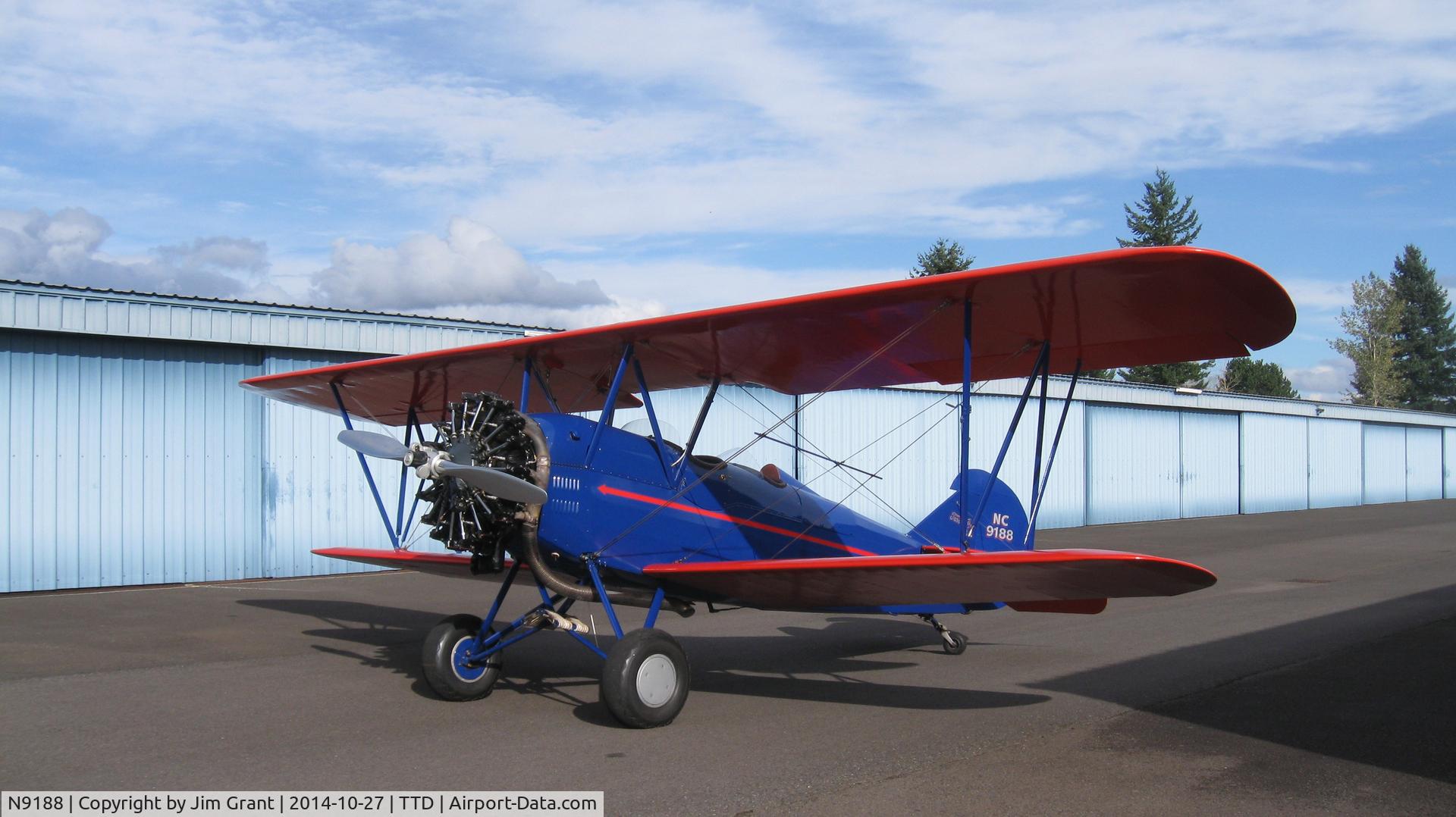N9188, 1929 Curtiss-Wright Travel Air E-4000 C/N 1158, After the last flight of the season.