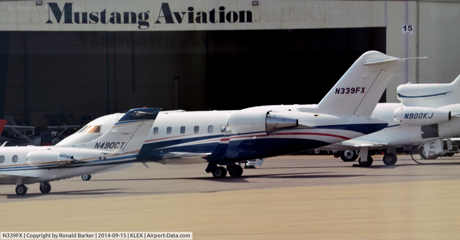 N339FX, 2007 Bombardier Challenger 605 (CL-600-2B16) C/N 5719, Lexington
