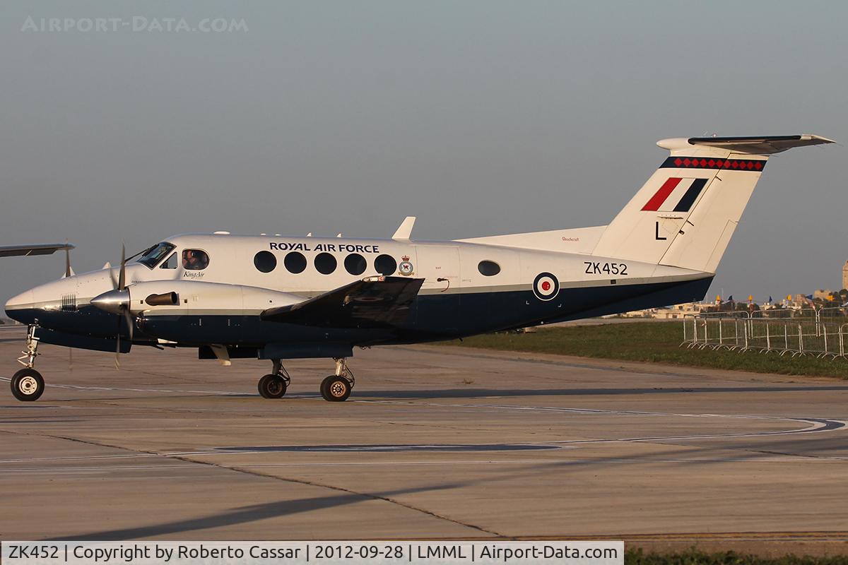 ZK452, 2003 Raytheon B200 King Air C/N BB-1832, Malta International Airshow 2012