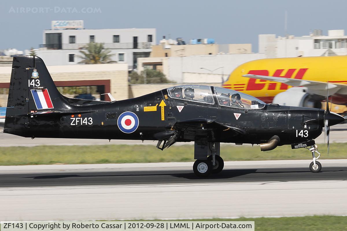 ZF143, 1988 Short S-312 Tucano T1 C/N S009/T9, Malta International Airshow 2012