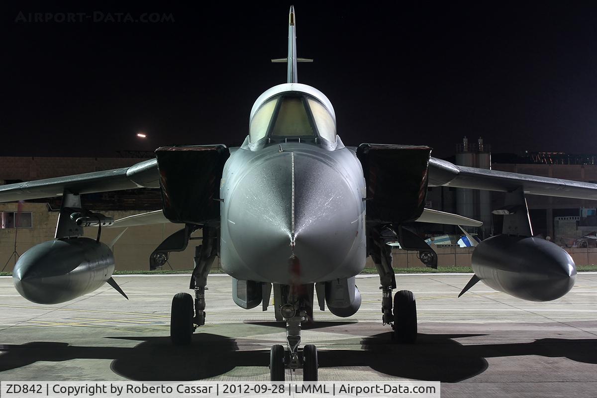 ZD842, 1985 Panavia Tornado GR.4 C/N 423/BT044/3193, Malta International Airshow 2012