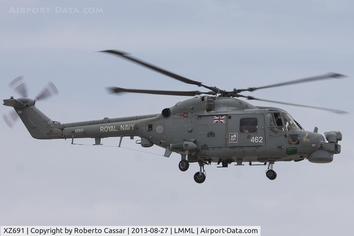 XZ691, 1979 Westland Lynx HMA.8SRU C/N 117, Runway 13