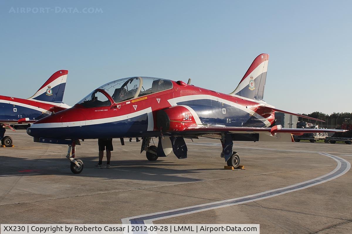 XX230, 1978 Hawker Siddeley Hawk T.1A C/N 066/312066, Malta International Airshow 2012