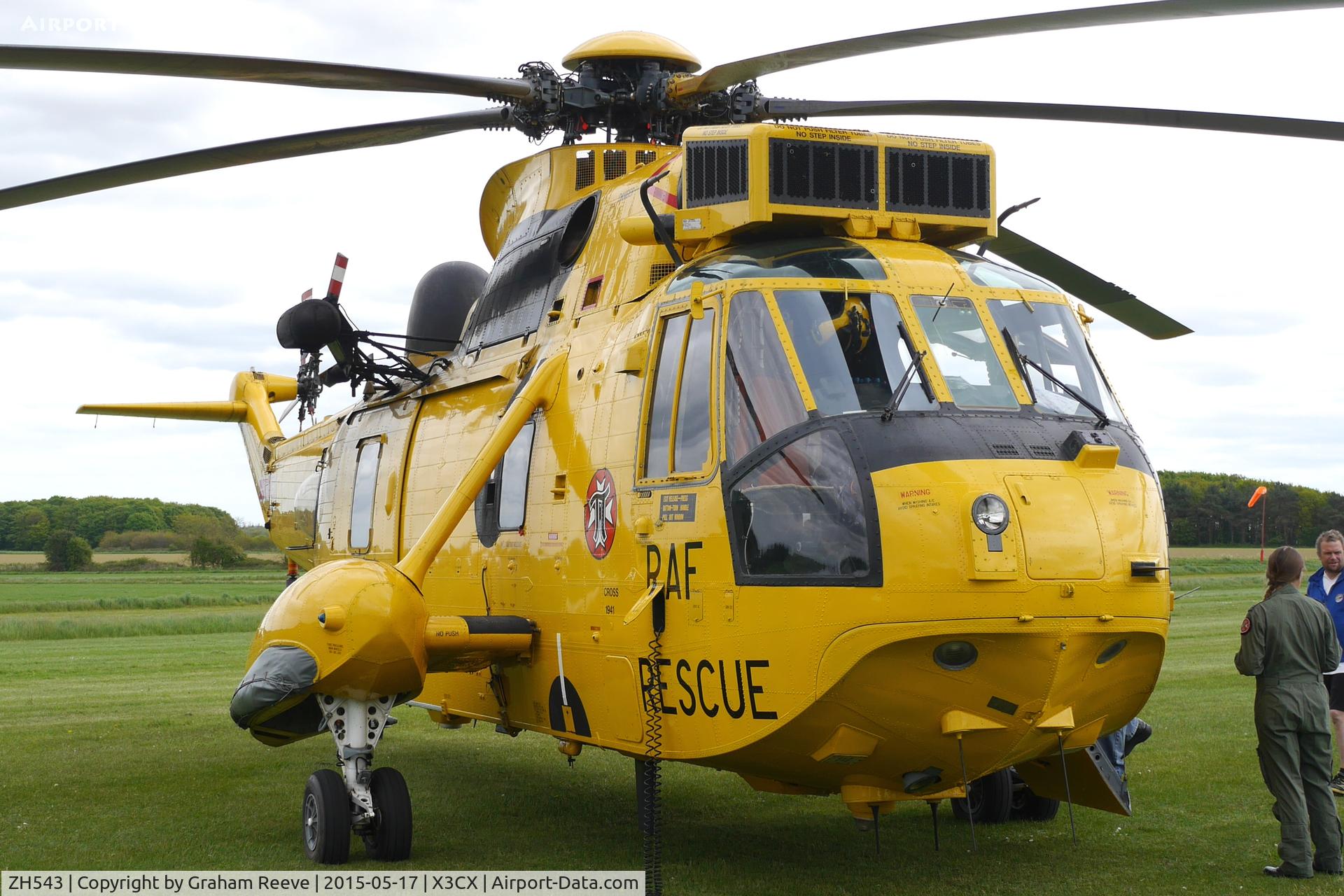ZH543, Westland Sea King HAR.3A C/N WA1009, Parked at Northrepps.