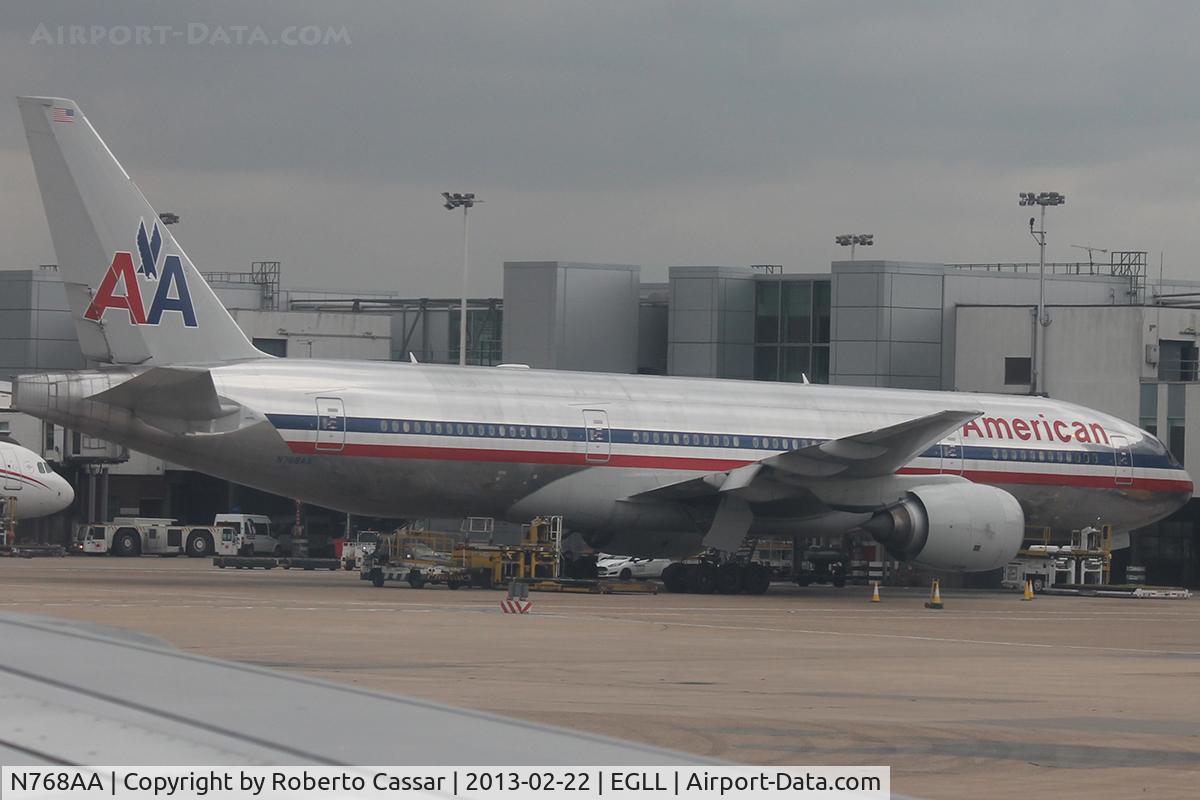 N768AA, 2006 Boeing 777-223 C/N 33540, Heathrow