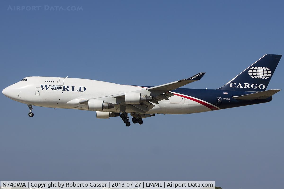 N740WA, 1993 Boeing 747-4H6 C/N 25700, Runway 31