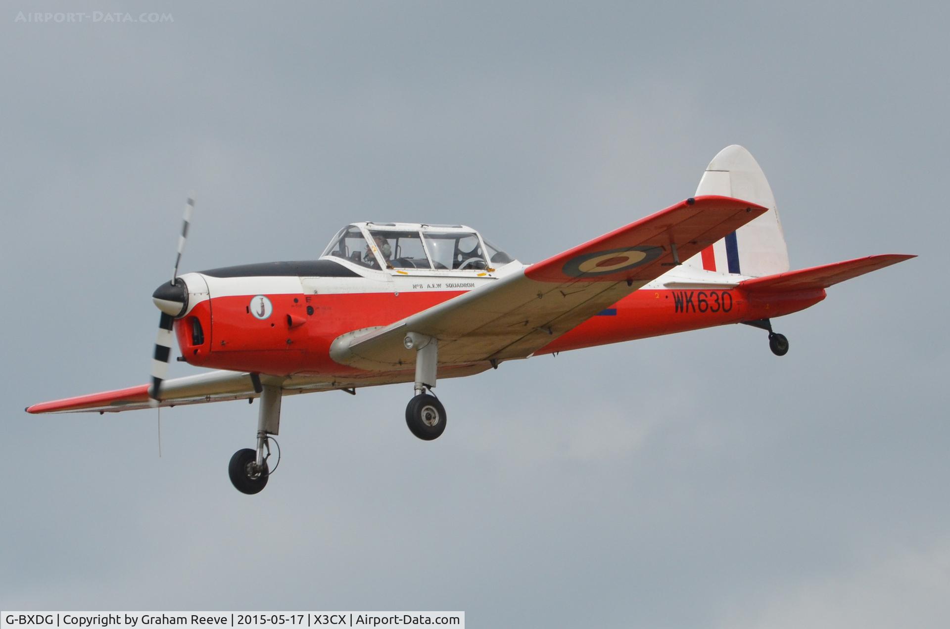 G-BXDG, 1950 De Havilland DHC-1 Chipmunk T.10 C/N C1/0644, Seen at Northrepps.