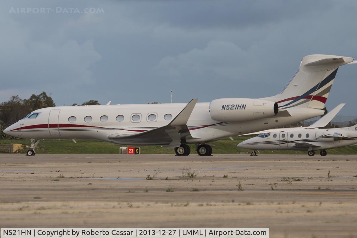 N521HN, 2012 Gulfstream Aerospace G650 (G-VI) C/N 6027, Park 2