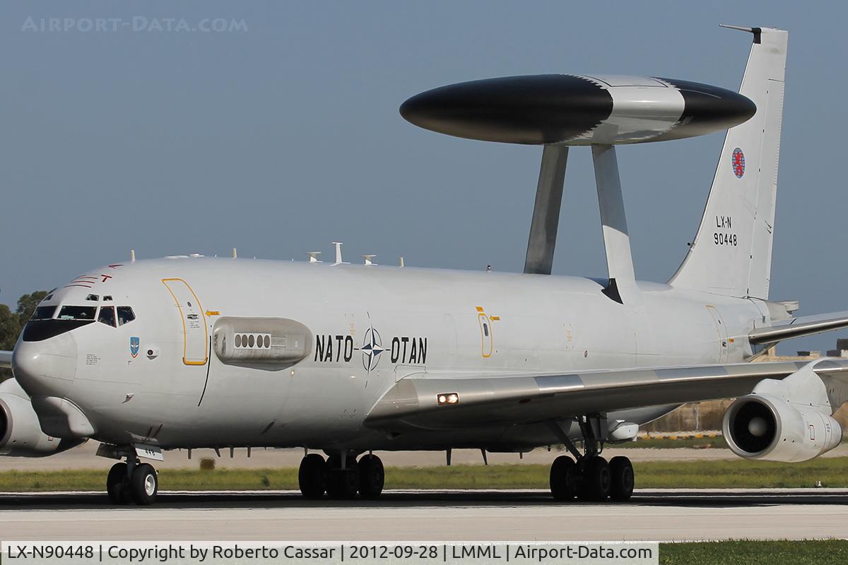 LX-N90448, 1982 Boeing E-3A Sentry C/N 22843, Malta International Airshow 2012