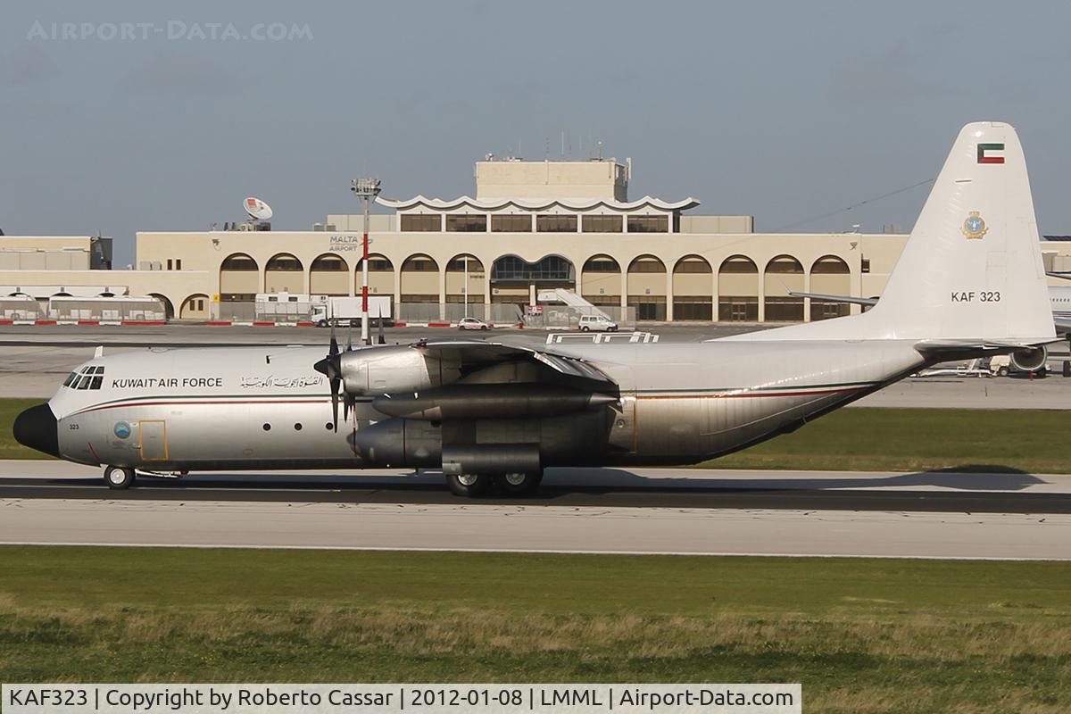 KAF323, 1983 Lockheed L-100-30 Hercules (L-382G) C/N 382-4951, Runway 31