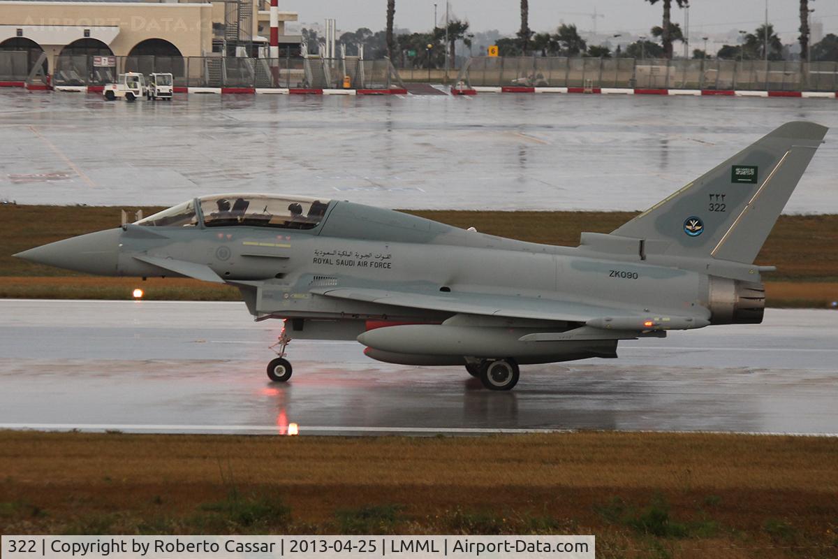 322, 2013 Eurofighter EF-2000 Typhoon T3 C/N CT012, Runway 31