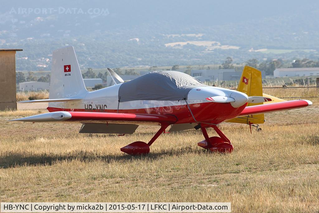 HB-YNC, 2010 Vans RV- 7A C/N 72889, Parked
