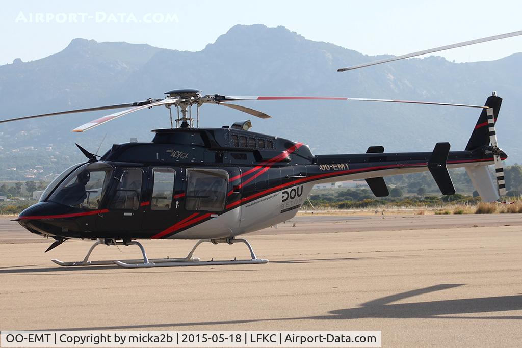 OO-EMT, 2011 Bell 407GX C/N 54315, Parked