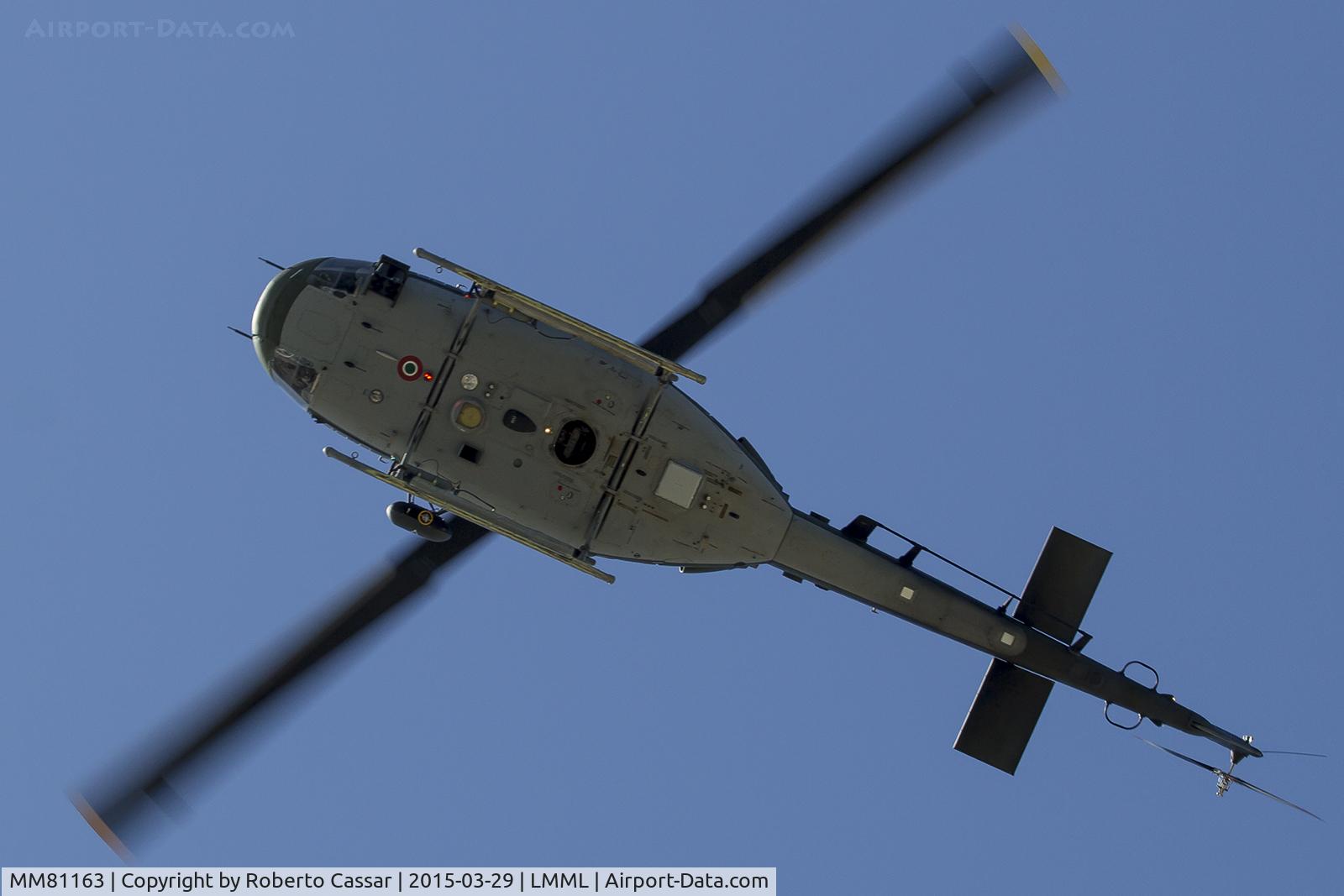 MM81163, Agusta AB-212 C/N 5820, Over Sliema
