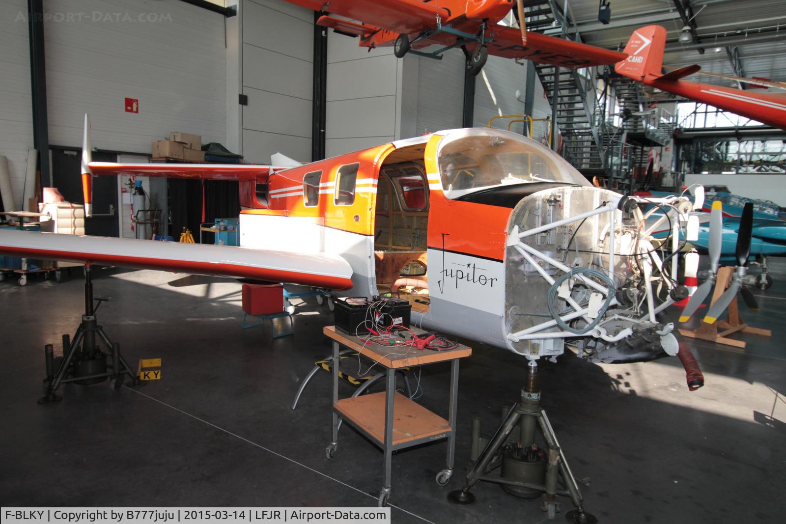 F-BLKY, Matra Moynet M-360-6 Jupiter C/N 03, on restoration at Angers