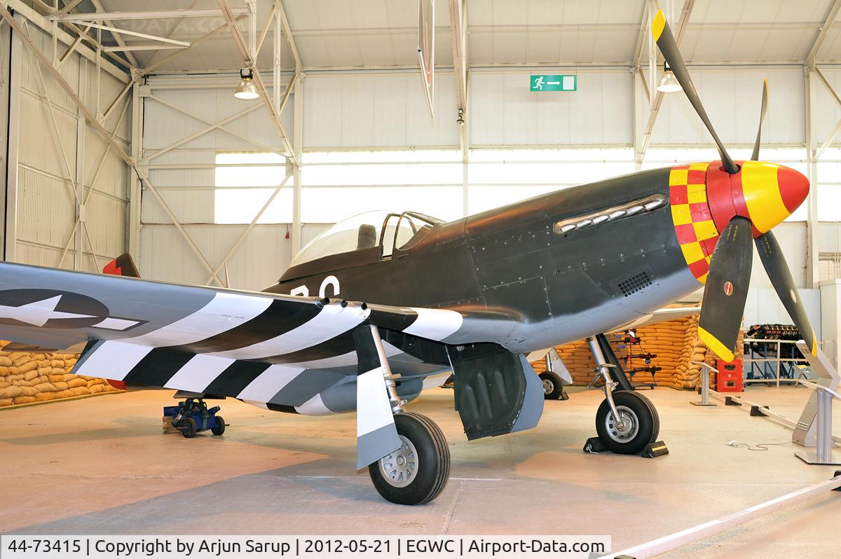 44-73415, 1945 North American P-51D Mustang C/N 122-39874, B6-V 'Isabel III' on display at RAF Museum Cosford.