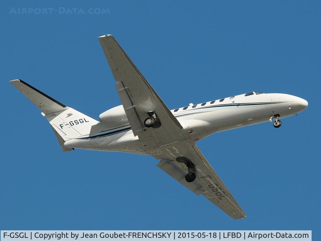 F-GSGL, 2007 Cessna 525B CitationJet CJ3 C/N 525B-0178, Polygone SA landing 23