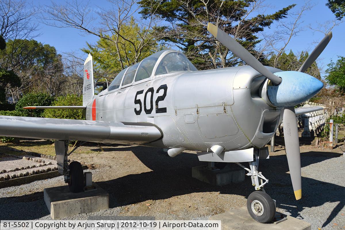 81-5502, Fuji T-3 C/N 002, On display at the Peace Museum for Kamikaze Pilots in Chiran.