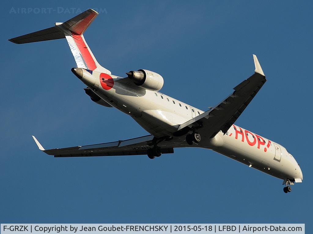 F-GRZK, 2005 Canadair CRJ-702 (CL-600-2C10) Regional Jet C/N 10198, HOP landing 23