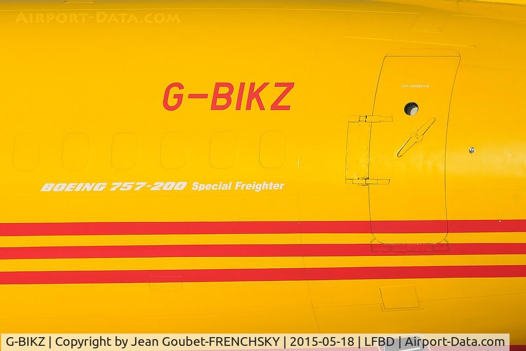 G-BIKZ, 1986 Boeing 757-236/SF C/N 23532, DHL parking Fox