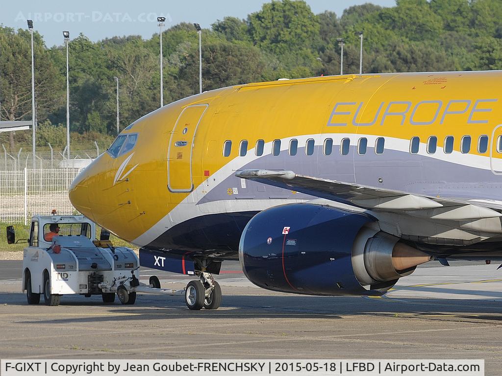 F-GIXT, 1997 Boeing 737-39M C/N 28898, Europe Airpost parking Fox