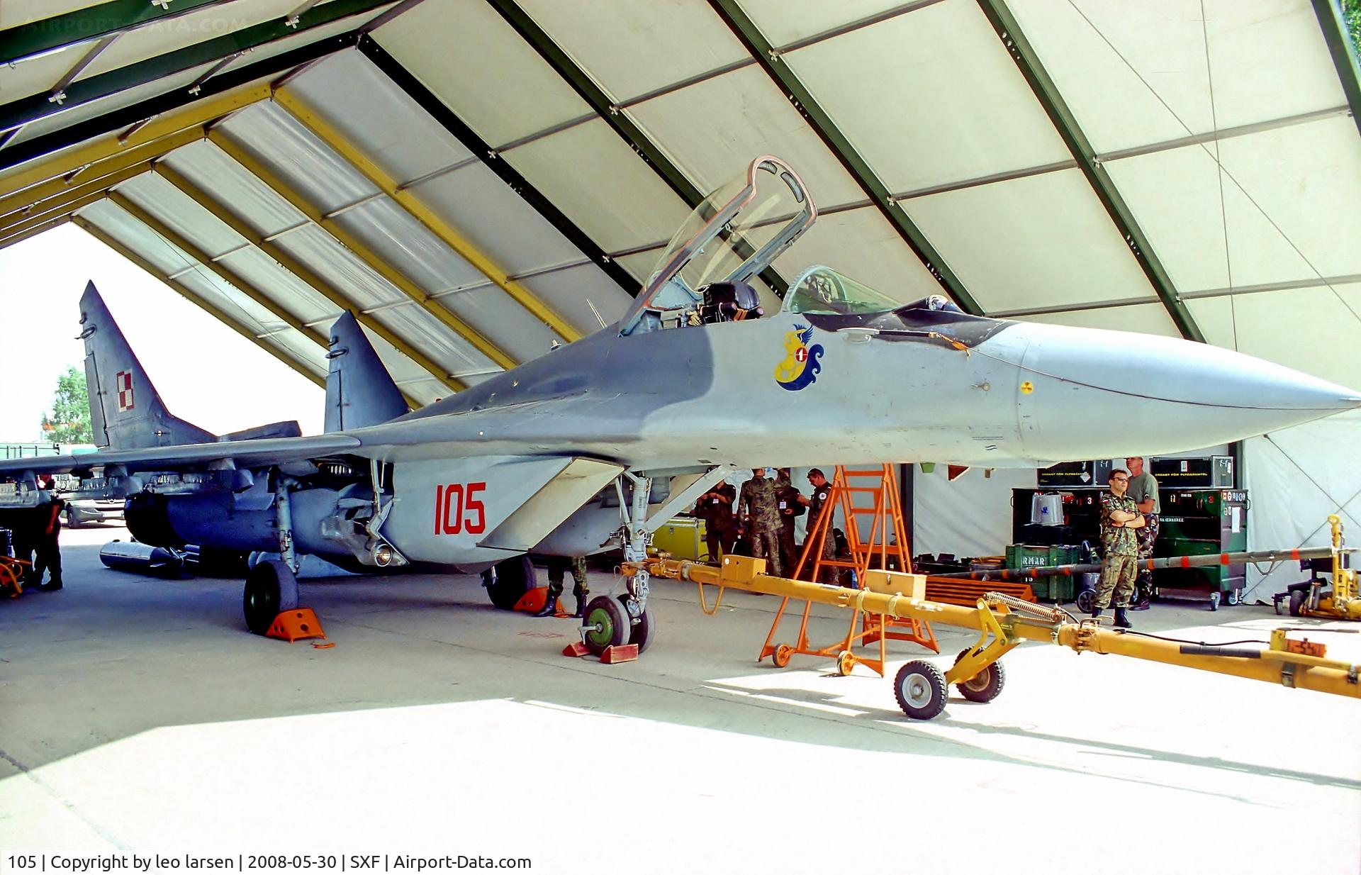 105, Mikoyan-Gurevich MiG-29A C/N 2960535105, Berlin Air Show 30.5.08