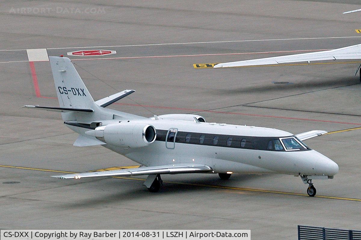 CS-DXX, 2008 Cessna 560XL Citation XLS C/N 560-5789, Cessna Citation Excel S [560-5789] (NetJets Europe) Zurich~HB 31/08/2014