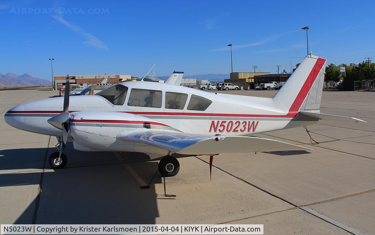 N5023W, 1962 Piper PA-23-250 C/N 27-2193, Nice Indian!