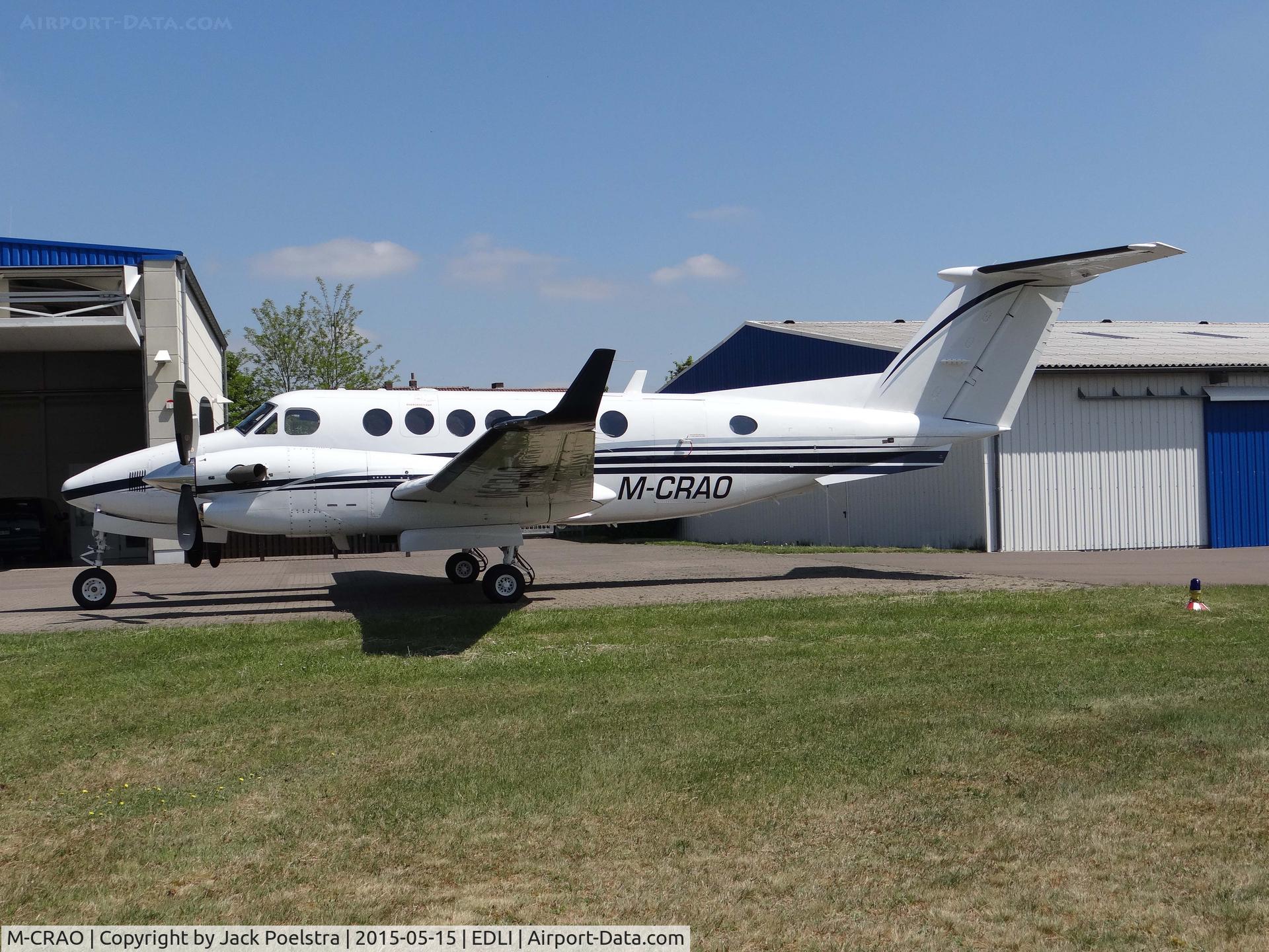 M-CRAO, 2007 Raytheon Aircraft Company B300 C/N FL-515, M-CRAO at Bielefeld-Gütersloh  airport