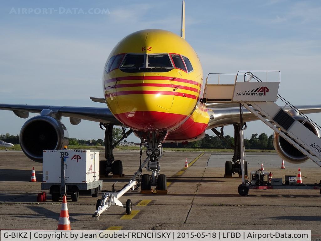 G-BIKZ, 1986 Boeing 757-236/SF C/N 23532, DHL parking Fox