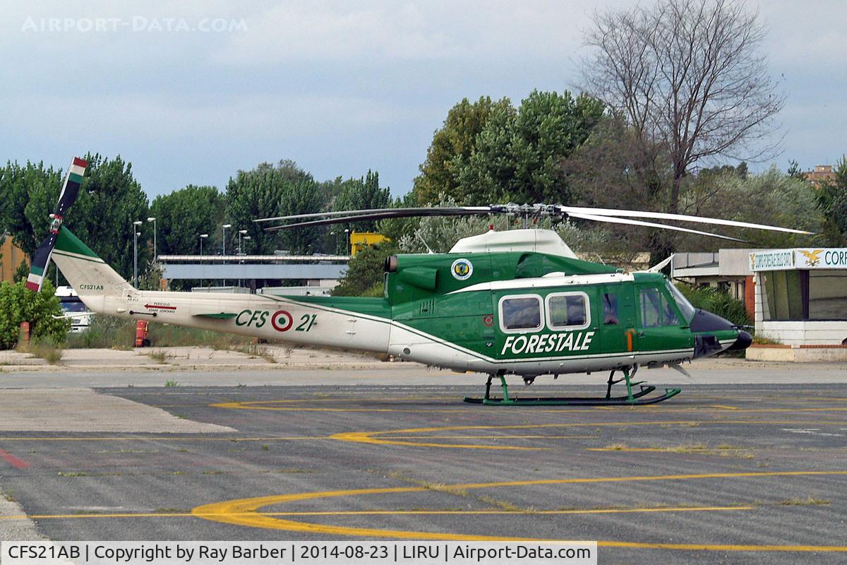 CFS21AB, Agusta AB-412 C/N 25614, Agusta-Bell 412 CS [25614] (Corpo Forestale dello Stato) Rome-Urbe~I 23/08/2014