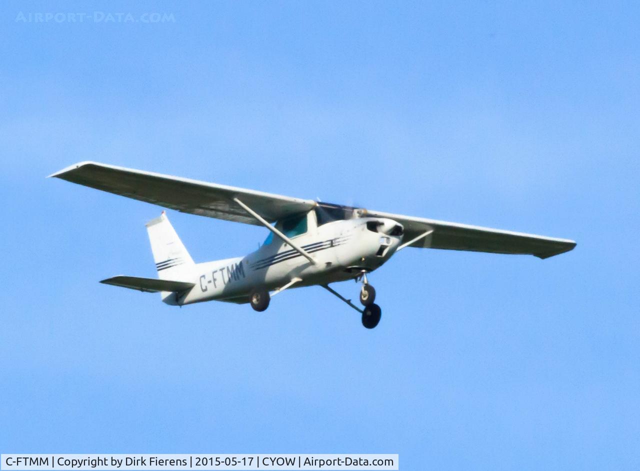 C-FTMM, 1975 Cessna 150M C/N 15077613, approaching rwy 25.