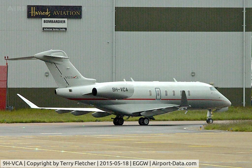 9H-VCA, 2014 Bombardier Challenger 350 (BD-100-1A10) C/N 20513, 2014 Bombardier BD-100-1A10 Challenger 350, c/n: 20513 at home base of Luton