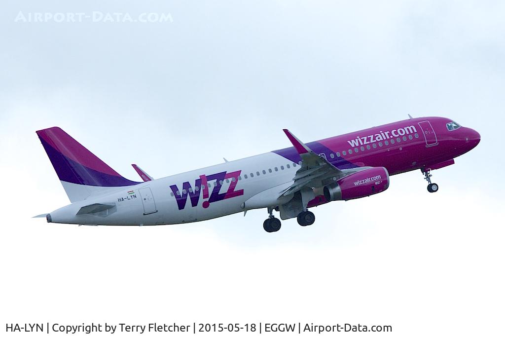 HA-LYN, 2015 Airbus A320-232 C/N 6559, 2015 Airbus A320-232SL, c/n: 6559 at Luton
