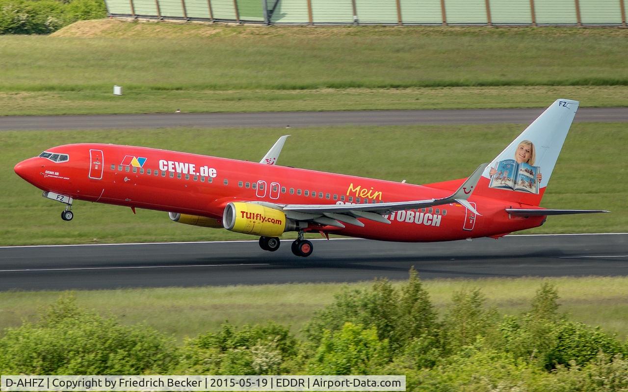 D-AHFZ, 2001 Boeing 737-8K5 C/N 30883, departure to Antalya via RW27