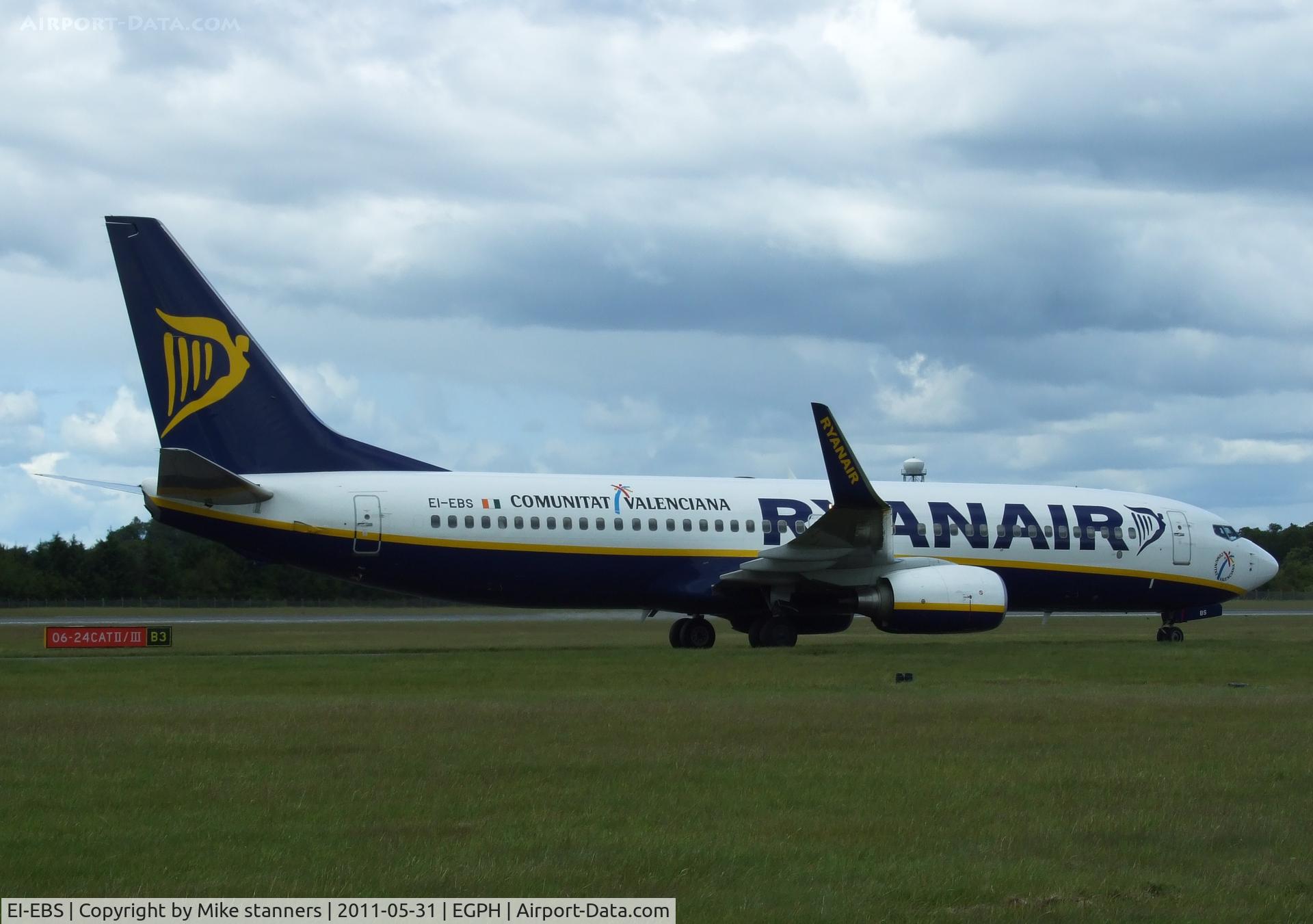 EI-EBS, 2009 Boeing 737-8AS C/N 35001, Ryanair B737NG