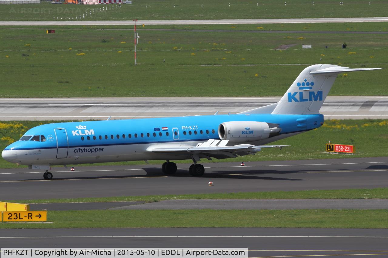 PH-KZT, 1995 Fokker 70 (F-28-0070) C/N 11541, KLM Cityhopper