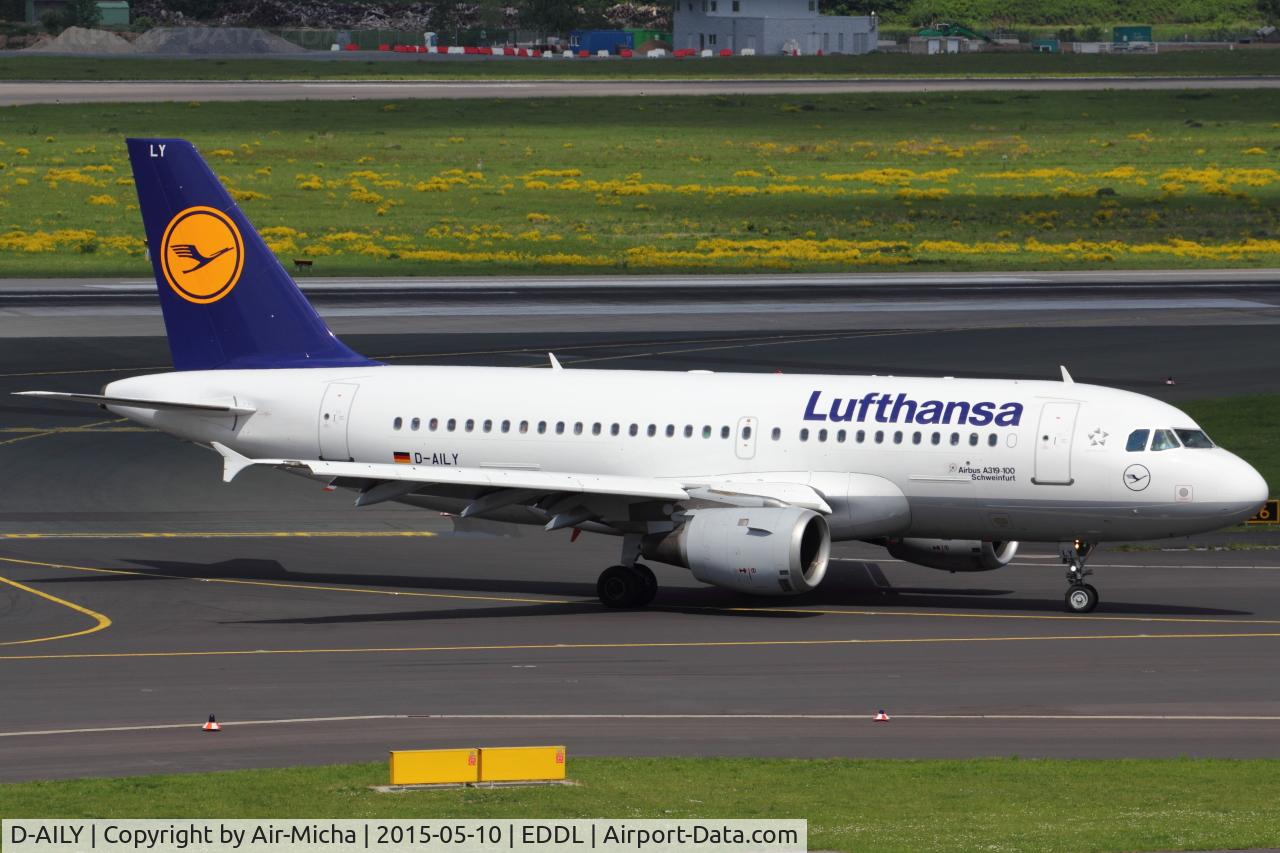 D-AILY, 1998 Airbus A319-114 C/N 875, Lufthansa