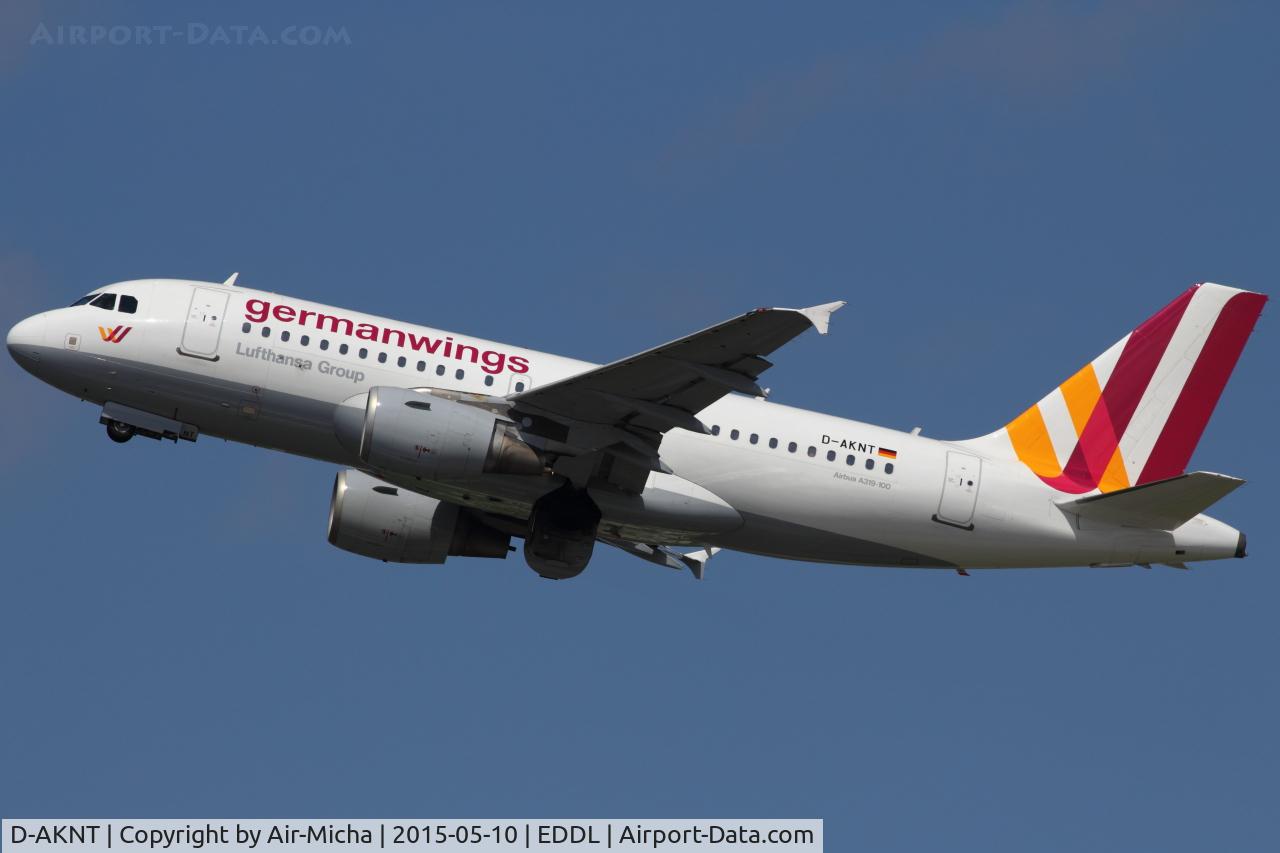 D-AKNT, 2005 Airbus A319-112 C/N 2607, Germanwings