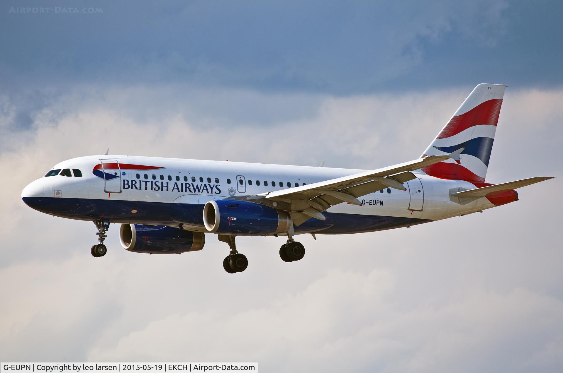 G-EUPN, 2000 Airbus A319-131 C/N 1261, Copenhagen 19.5.15