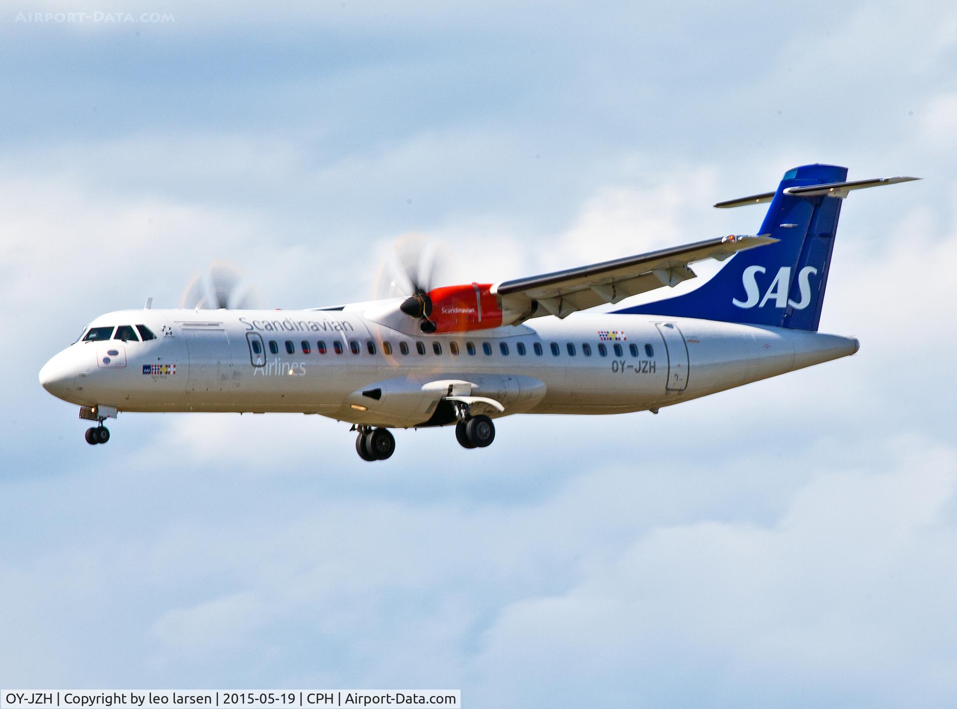 OY-JZH, 2014 ATR 72-212A C/N 1177, Copenhagen 19.5.15