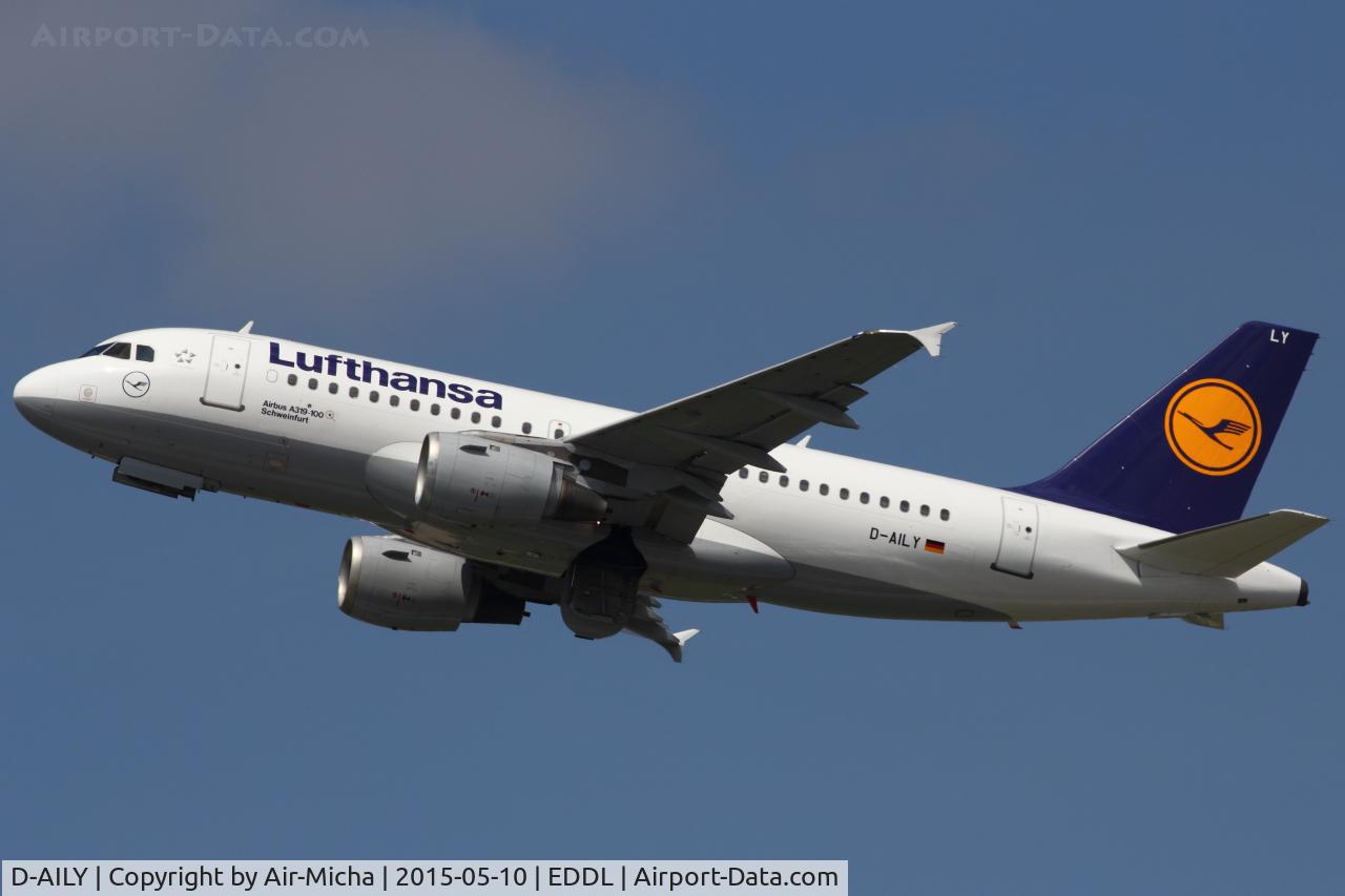 D-AILY, 1998 Airbus A319-114 C/N 875, Lufthansa
