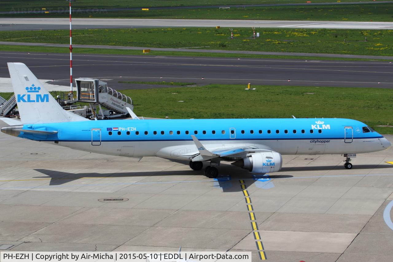 PH-EZH, 2009 Embraer 190LR (ERJ-190-100LR) C/N 19000319, KLM Cityhopper