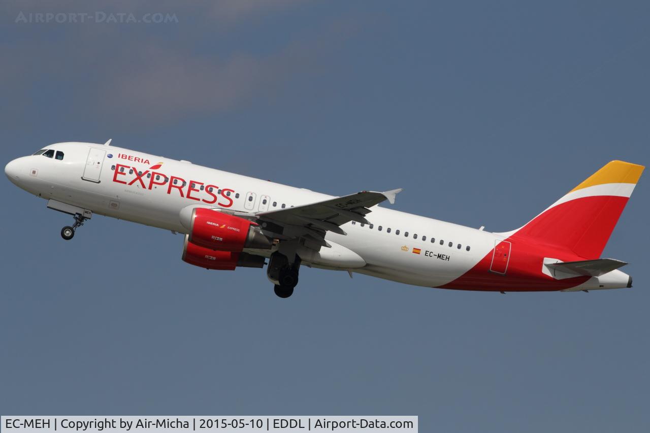 EC-MEH, 2001 Airbus A320-214 C/N 1450, Iberia Express